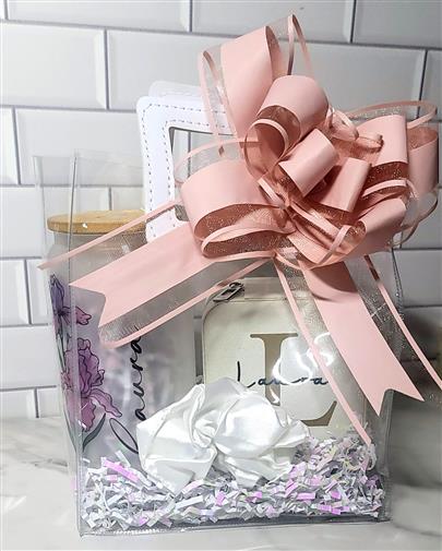 Personalized Gift Bag Birthday Flower-10512
